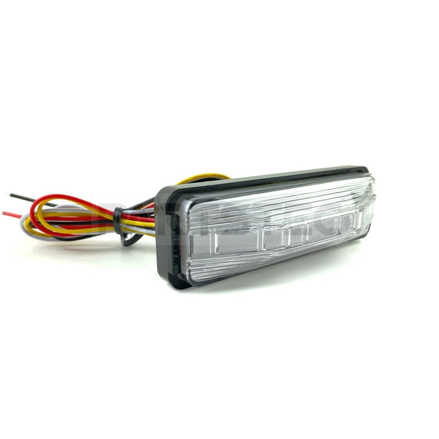 LEDサイドマーカー 12V 24V トラック対応 クリア 左右セット ホワイト