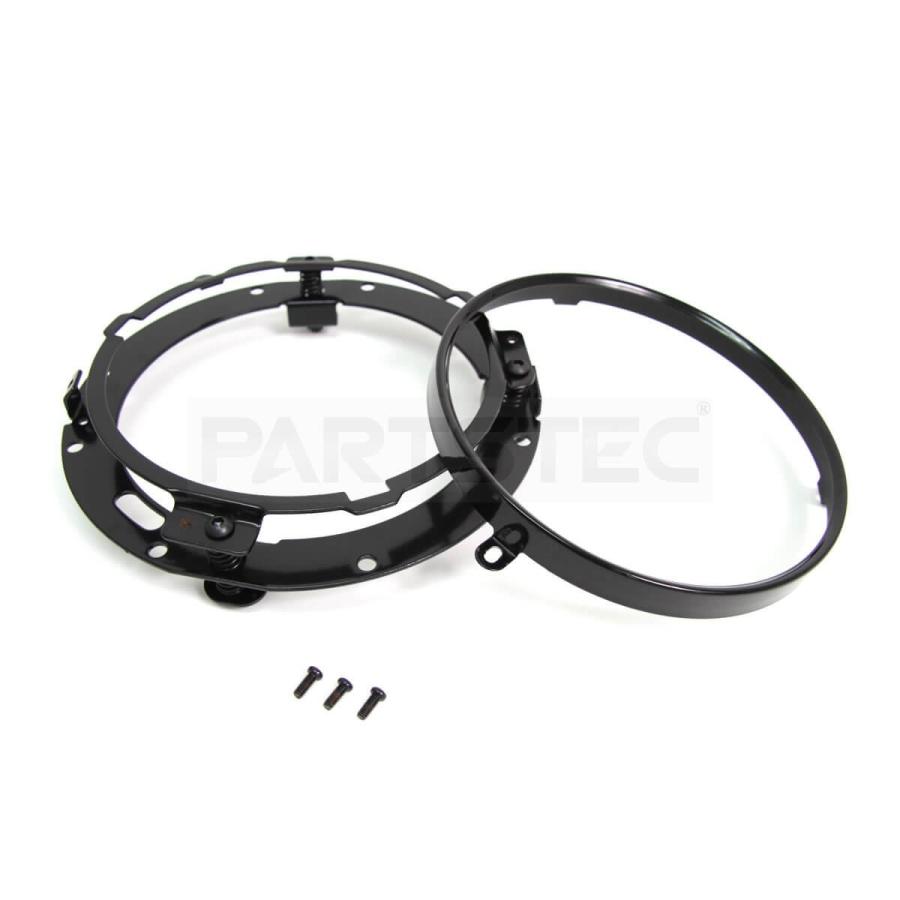 ハーレー 7インチ ヘッドライト ブラケット 固定金具 ステンレス製