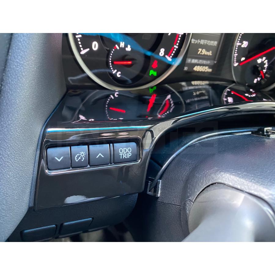 アルファード メーター アンダーパネル ピアノブラック ヴェルファイア