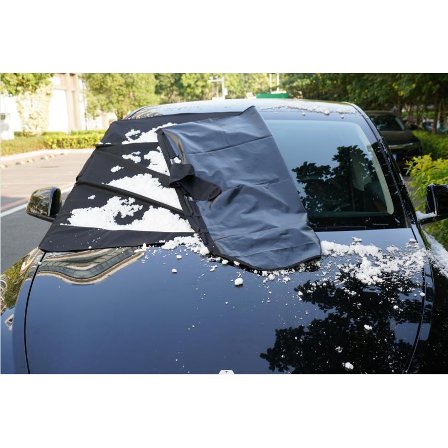 プリウス 30系 50系 フロントガラスカバー 黒 ブラック 凍結防止