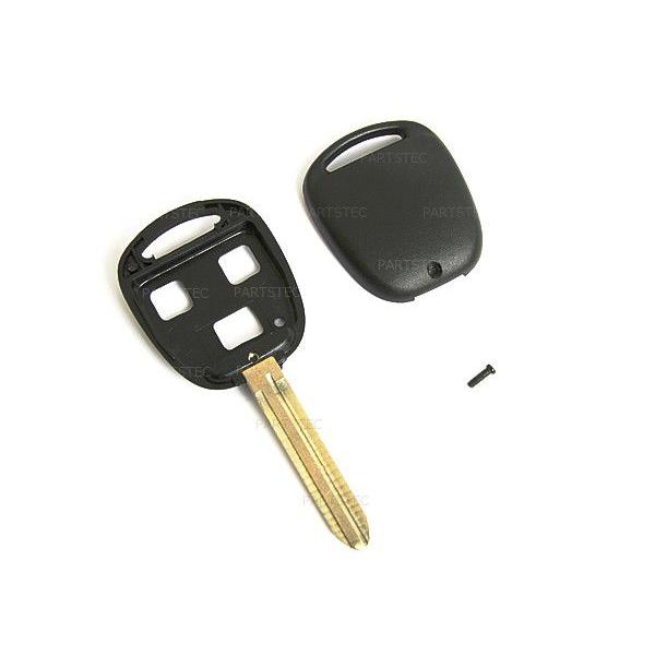 1690 スペアキー トヨタ（TOYOTA） ブランクキー 3ボタン 社外品 スペアキー 46mm 車 鍵