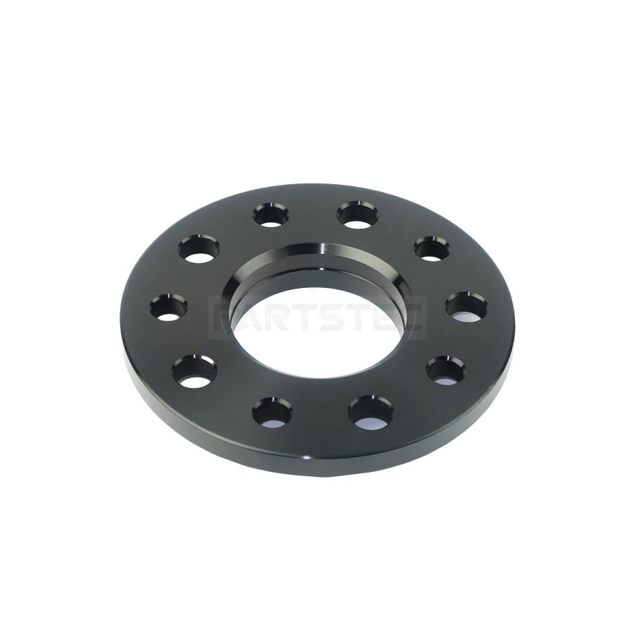 ベンツ ワイドトレッドスペーサー 15mm フロント ブラック 2枚組 W211 