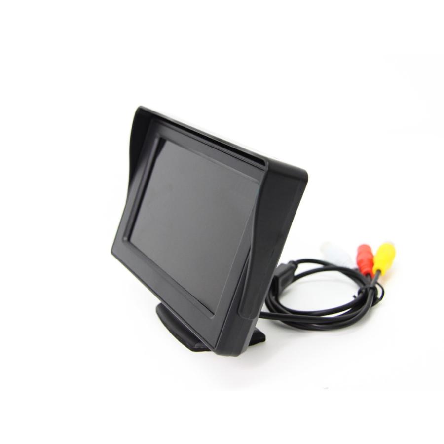 12v用 Ccd 最安値で バックカメラ 4 3インチ オンダッシュ 液晶モニター B 4 フロントカメラ セット バック D 3 103 72 93 307 小型