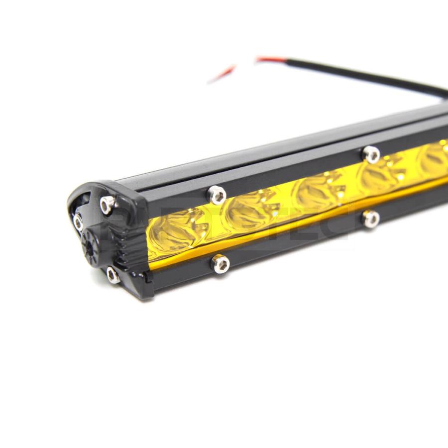 ジムニー LEDライト 7インチ イエロー 1個 汎用 フォグ 後付け ワーク