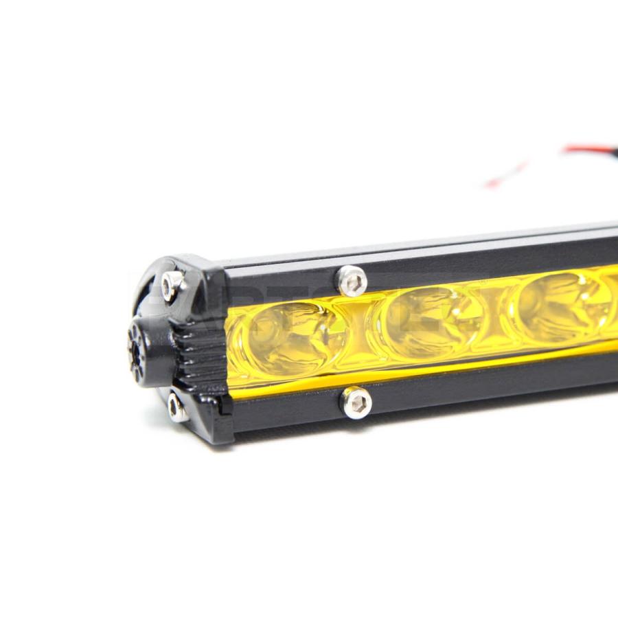 ジムニー LEDライト 7インチ イエロー 1個 汎用 フォグ 後付け ワーク