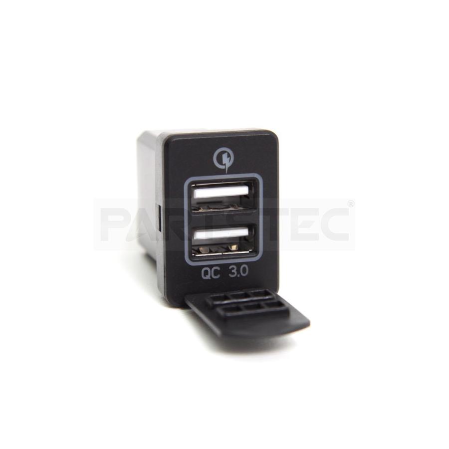 スズキ（SUZUKI） USB ポート増設 トヨタA スイッチホールパネル QC3.0