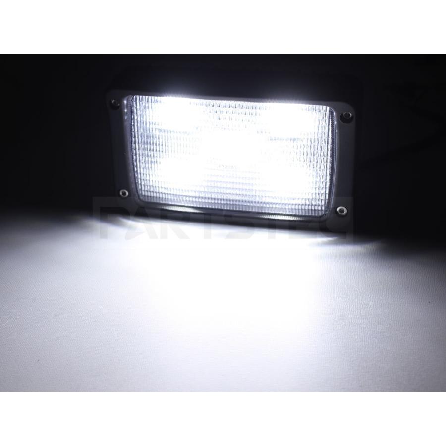 LED フォグライト ホワイト 2個 ライトステー パイプバンパーセット