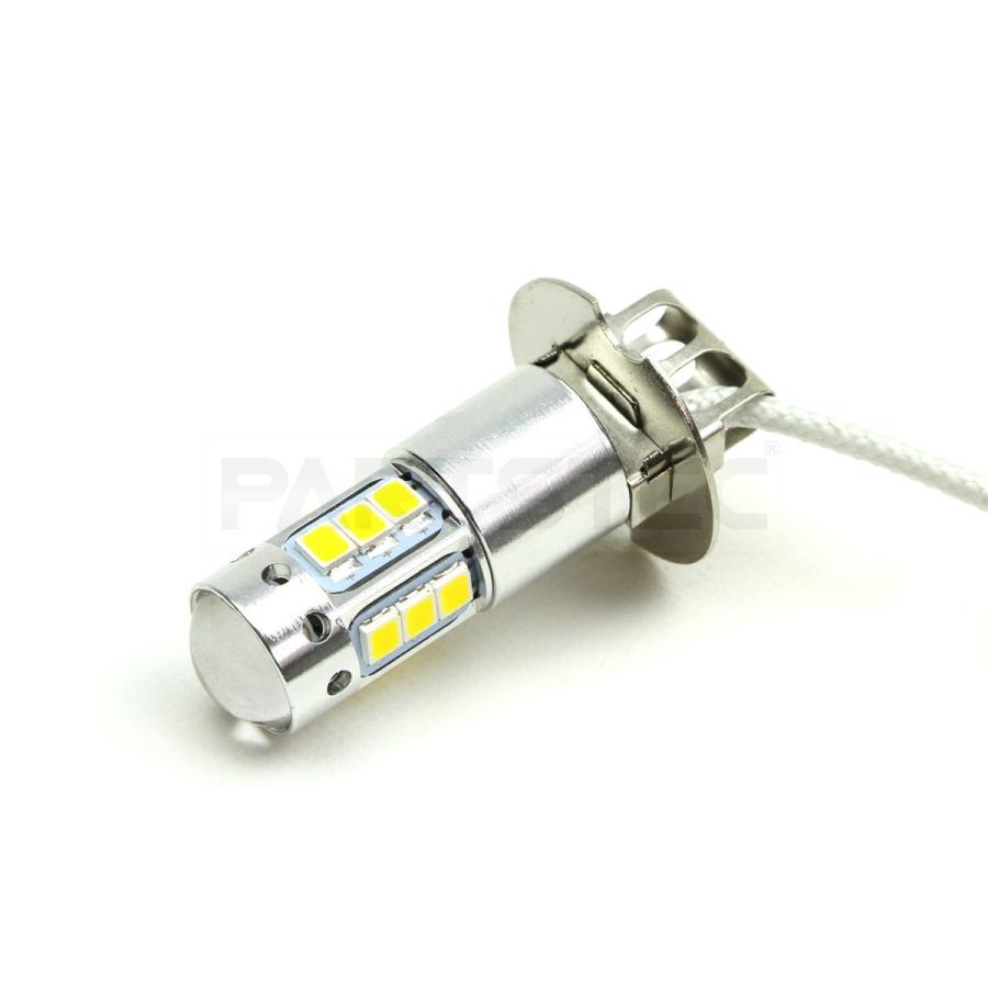 H3 LEDフォグランプ イエロー 黄 2個 汎用 ショートバルブ 12V 24V