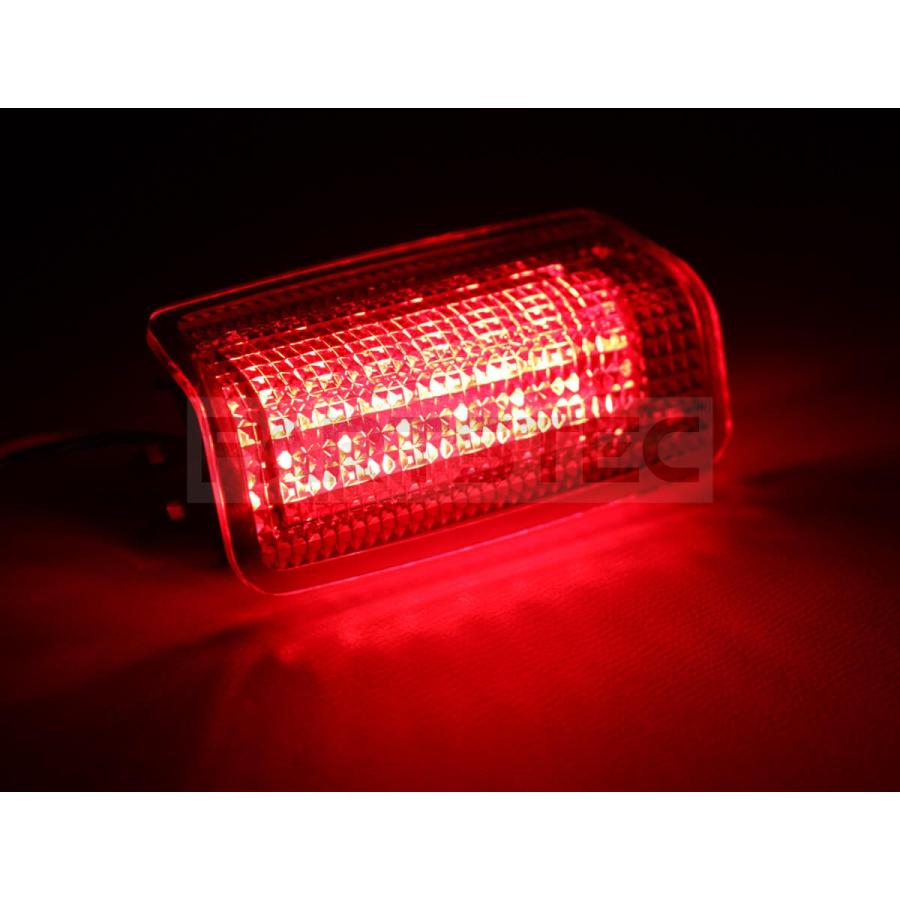 ドアカーテシ LEDランプ レッド 赤レンズ 北米仕様 左右セット 簡単