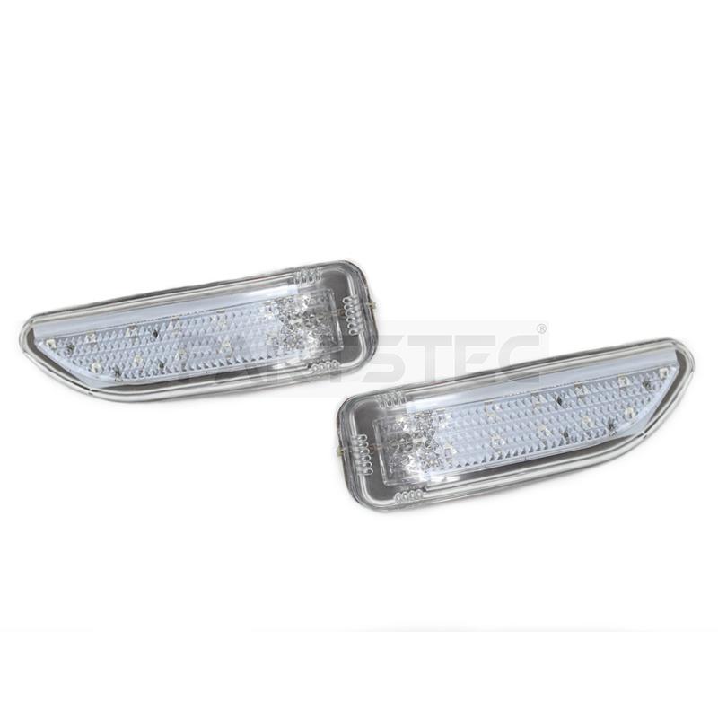 汎用 LEDドアミラーウインカー アンバー 左右セット 12V 後付
