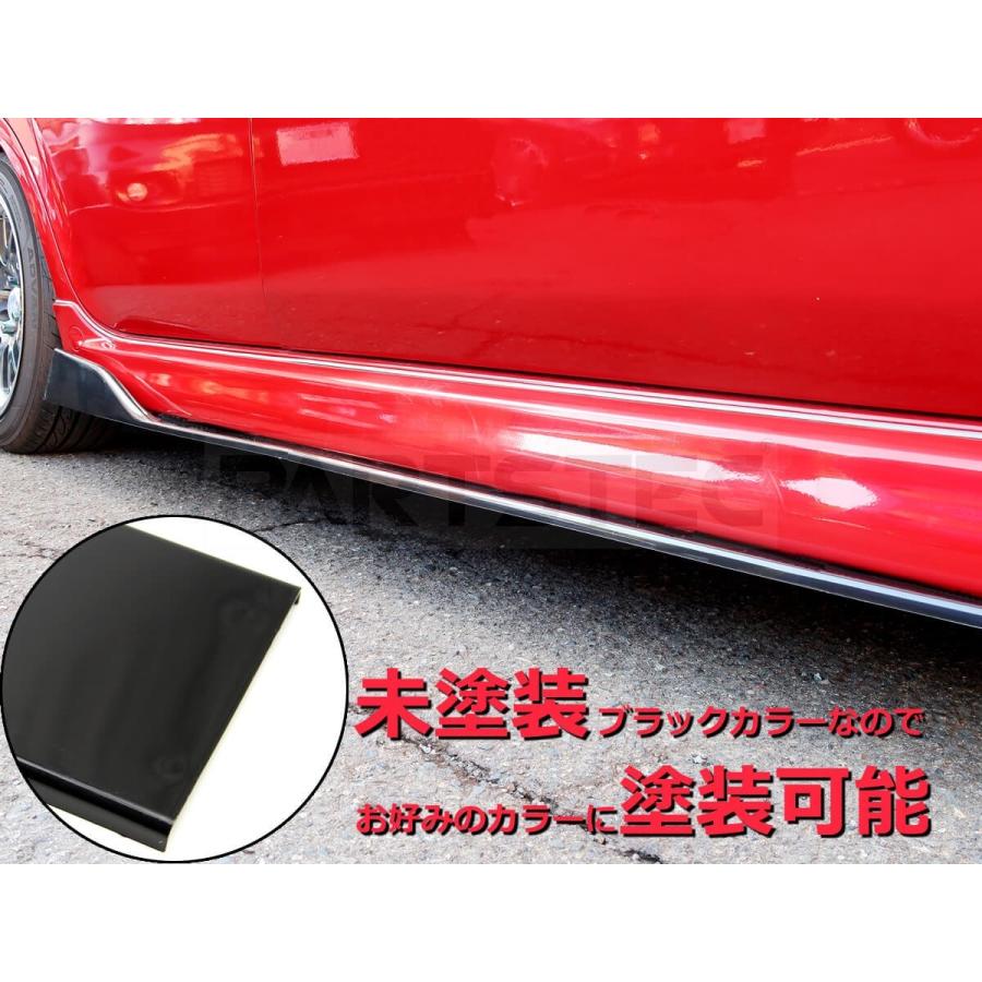 汎用 サイドカナード 3分割 組立式 艶有り ブラック 左右6枚セット ABS