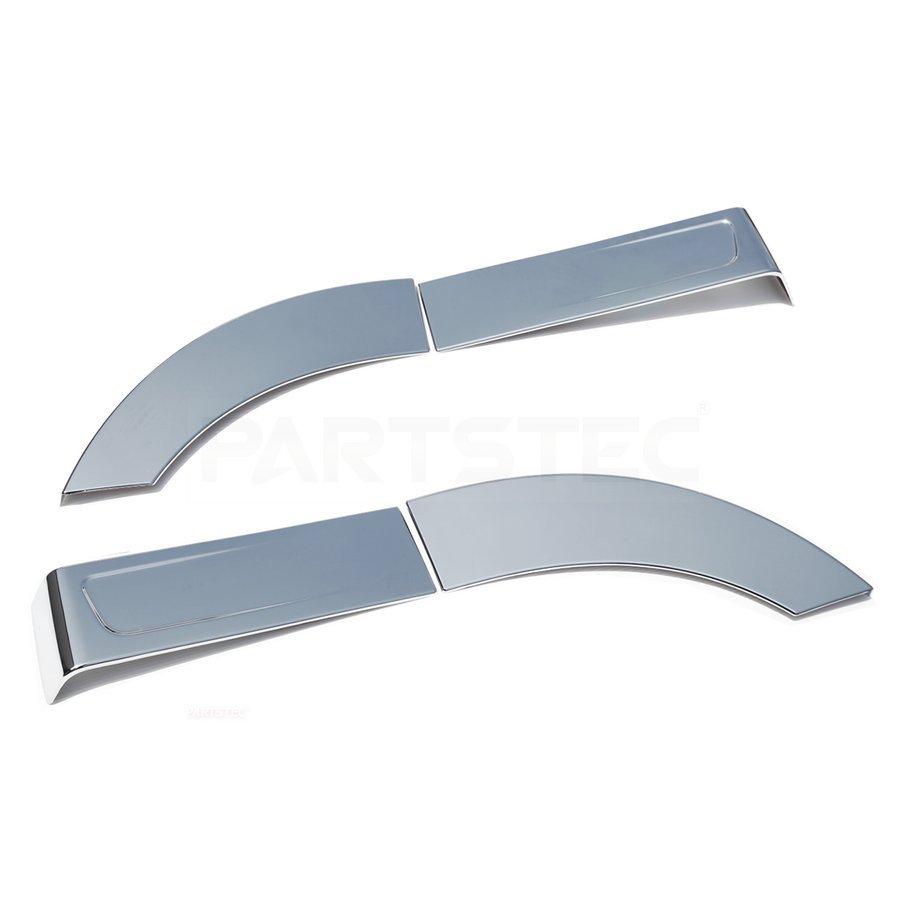 日野自動車 日野 17 プロフィア メッキ フェンダーパネル カバー 2分割