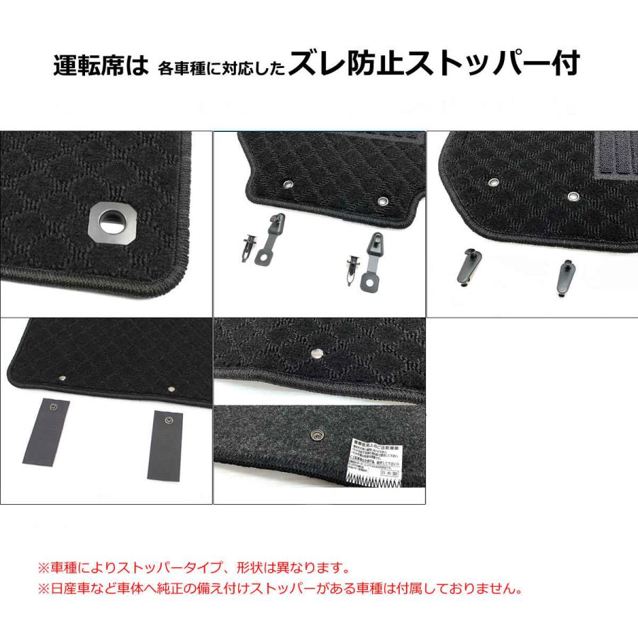 「オーダー」 日本製 新型 N-BOX N-BOX カスタム JF5 JF6 R5.10〜 フロアマット 1台分 カーマット スポーティー マット ホンダ*｜partstec｜07
