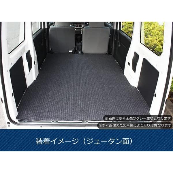 ハイゼットカーゴ S330V/S331V/S320V/S321V 荷室用カーゴマット 日本製 リバーシブルタイプ ラゲッジマット 生地&ラバーマット 「オーダー」 / REV-2-1SB*｜partstec｜06