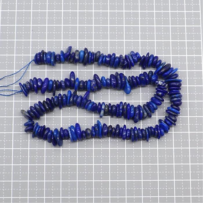 予約分satoページ♥️天然石★ラピスラズリ さざれ ハンドメイド 約40cm)約4×2mm 天然石 ラピスラズリ さざれ石 ビーズ ハンドメイド