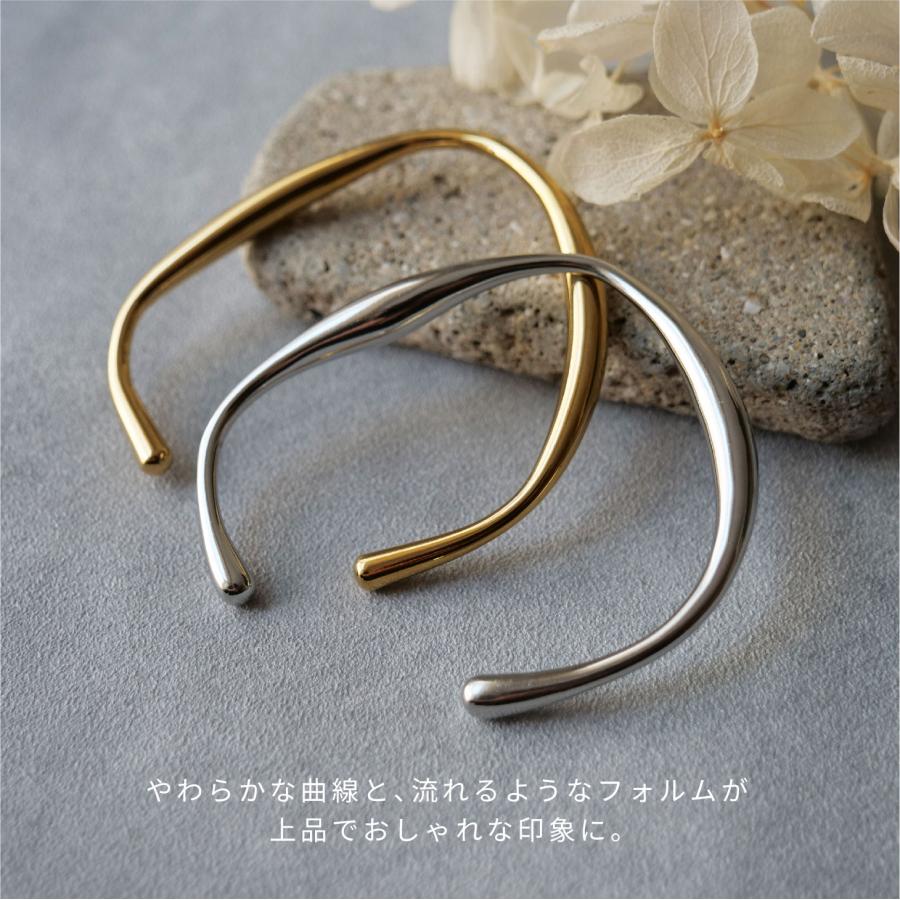 SUS304ステンレス製】バングル ブレスレット 金属アレルギー対応
