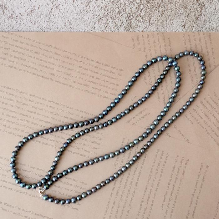 カピパラです　boutique310 淡水パールネックレス120cm チャーミングな淡水パールネックレス120cm