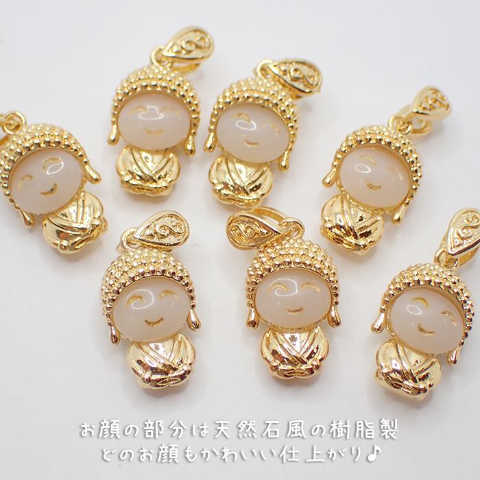 サージカルステンレス ネックレス (15) 笑顔のほとけさま 金属