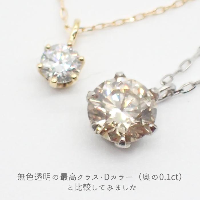 ダイヤモンドネックレス 0.5ct PT900 （M VS2 EX） DIA鑑定書付 PT