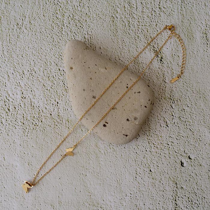 ピアス ＆ ネックレス セット (02) レディース ステンレス 金属