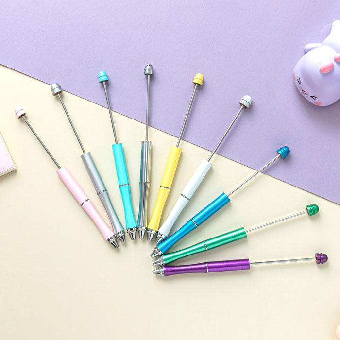 本体のみ】 ビーズボールペン 全13色 韓国 diy 文房具 オリジナル