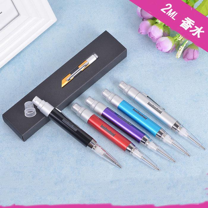 アトマイザー付ボールペン 1本売り 6色 スプレー ボールペン 除菌 携帯