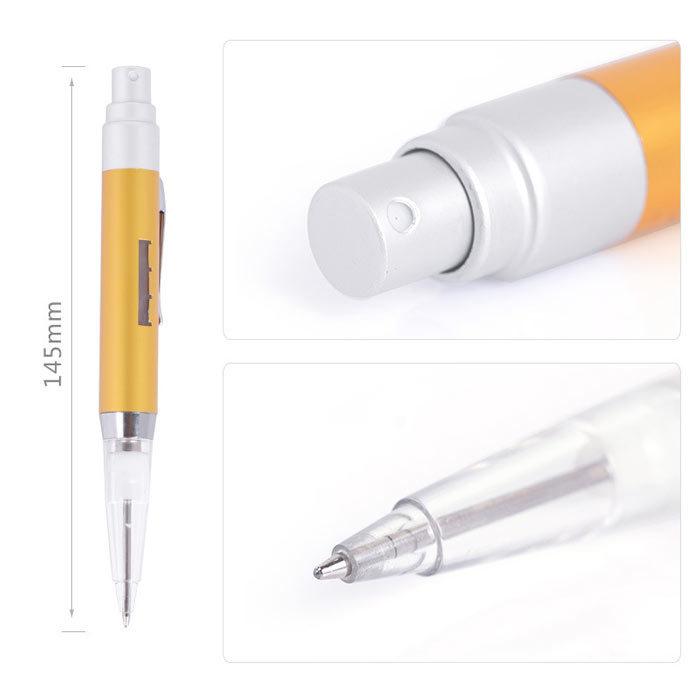 アトマイザー付ボールペン 1本売り 6色 スプレー ボールペン 除菌 携帯