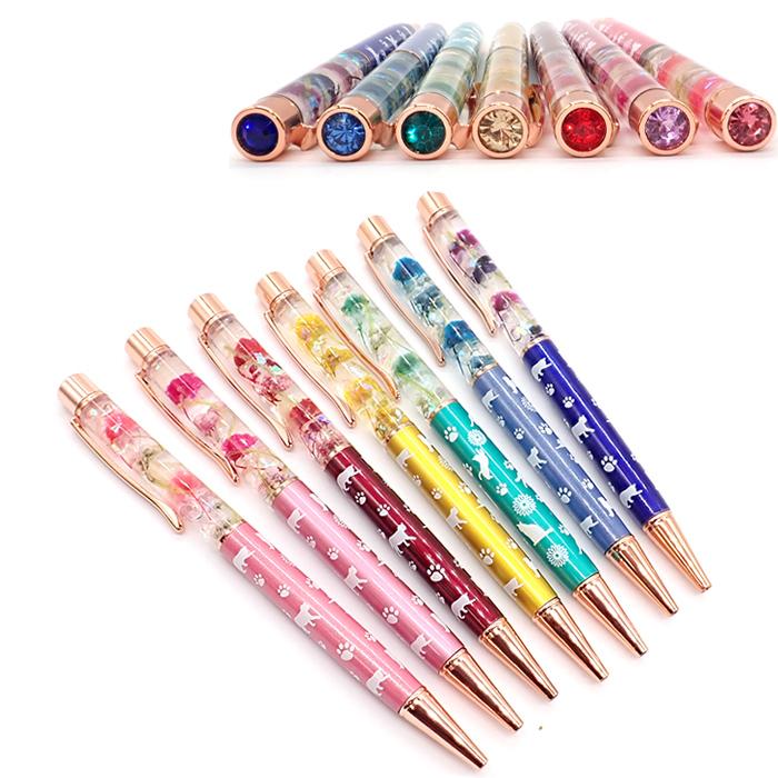 NEWバージョン ハーバリウムネコ柄 ボールペン【手作りキット