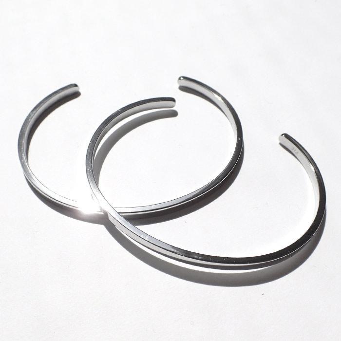 バングル ゴールド/シルバー 1個 サージカルステンレス製 316