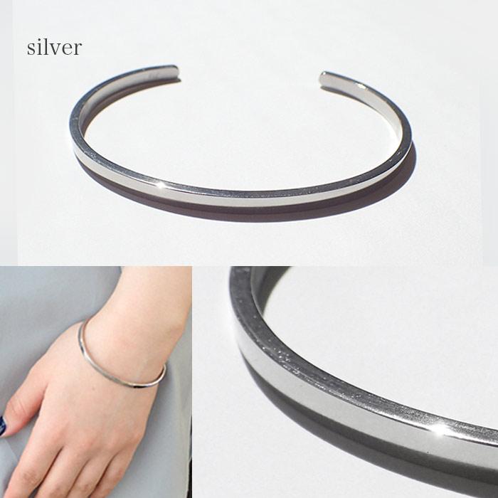 バングル ゴールド/シルバー 5個 サージカルステンレス製 316刻印入り