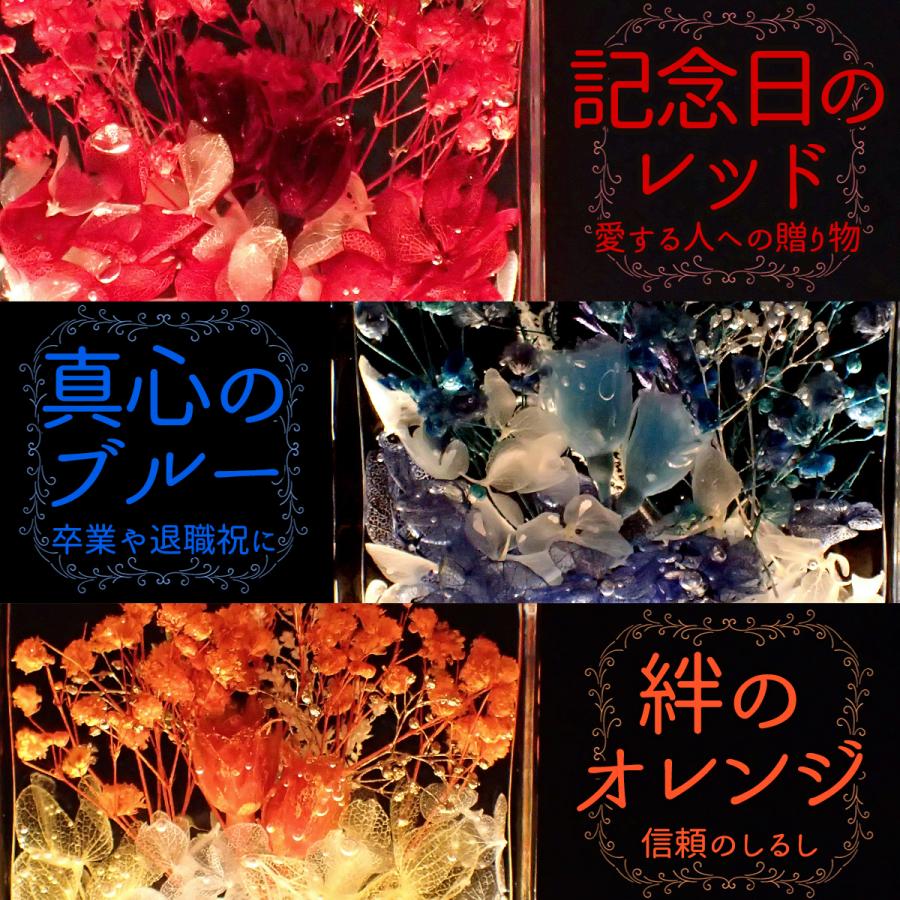 ハーバリウム☆ Order☆ ハーバリウム (01) 完成品 Picturerium プレゼント 誕生日 母の日