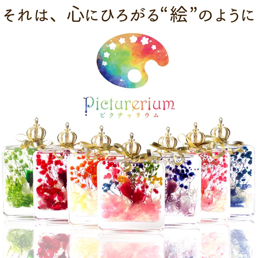 ハーバリウム (01) 完成品 Picturerium プレゼント 誕生日 母の日
