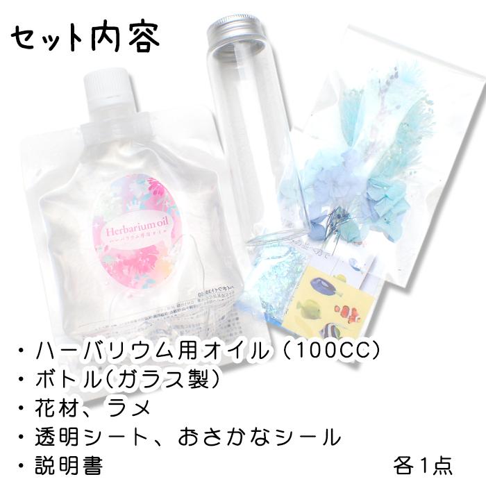 予約販売 ハーバリウム 夏休み 工作キット 海の生き物 海 作成キット 1