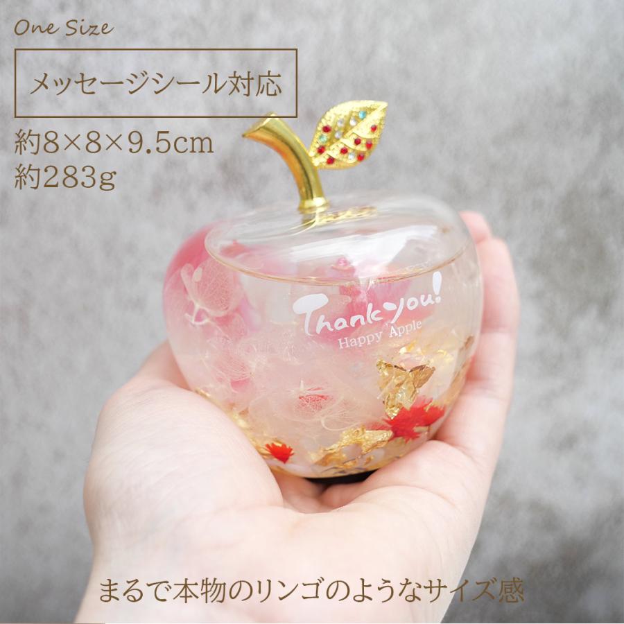 送料無料 母の日 プレゼント カーネーション ハーバリウム リンゴ