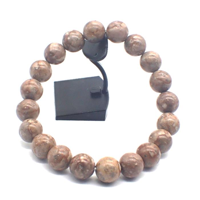 日本銘石 自社工場 ブレスレット 新潟県糸魚川市姫川薬石（側64） 日本