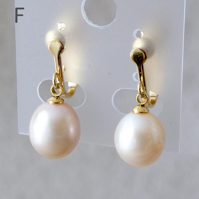 ピアス レディース 淡水 パール 真珠 フック イヤリング 一粒