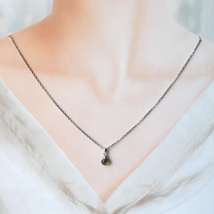 SV925 モルダバイト ペンダントトップ 日本製 ペンダントヘッド