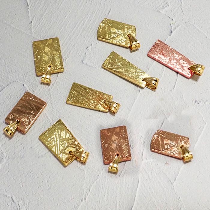 ギベオン ペンダントトップ スクエア Lサイズ 1個売り メテオライト