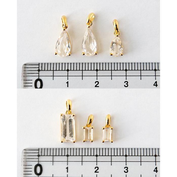フェナカイト トップ ゴールド ( A.ドロップ 約2.65ct ) ロシア