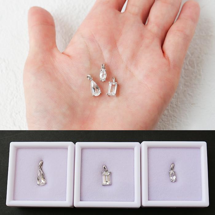 フェナカイト トップ SV925 ( B.ドロップ 約3.30ct ) ロシア産 天然石