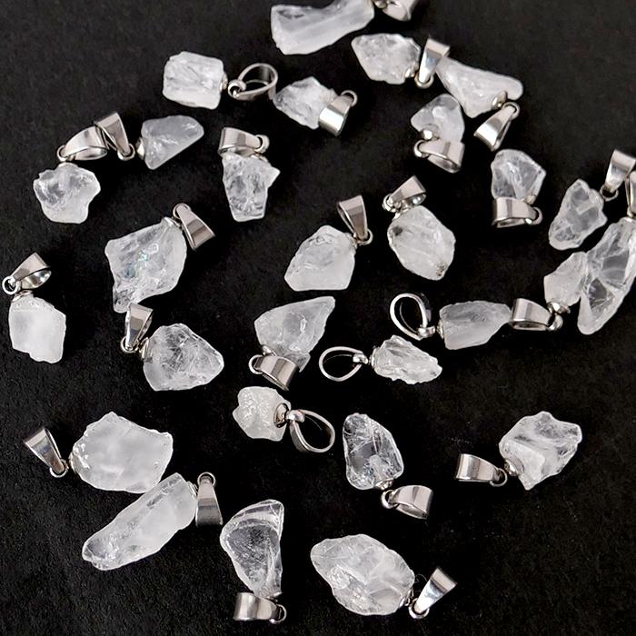 金属アレルギー対応 (108. ロシア産 フェナカイト 原石 ペンダント