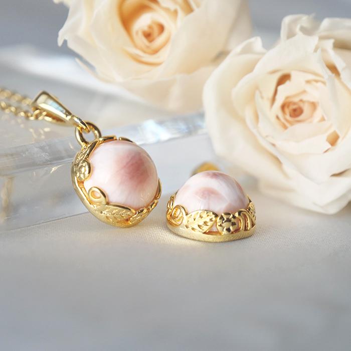 トムソナイト ペンダントトップ 天然石 約12mmサイズ