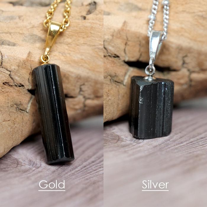 ブラックトルマリン ショール 結晶 ペンダントトップ 原石 天然石 日本