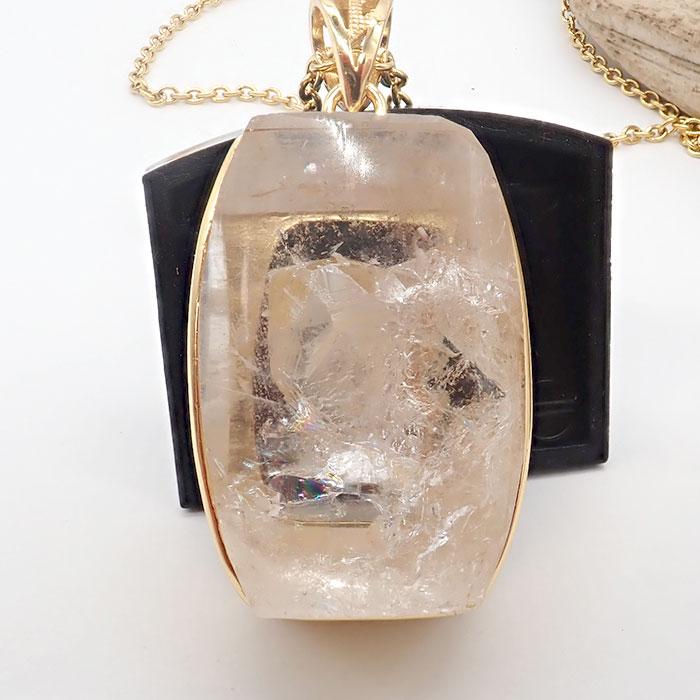 ペンダントトップ クォーツインクォーツ ヒマラヤ産 約16.5g 天然石