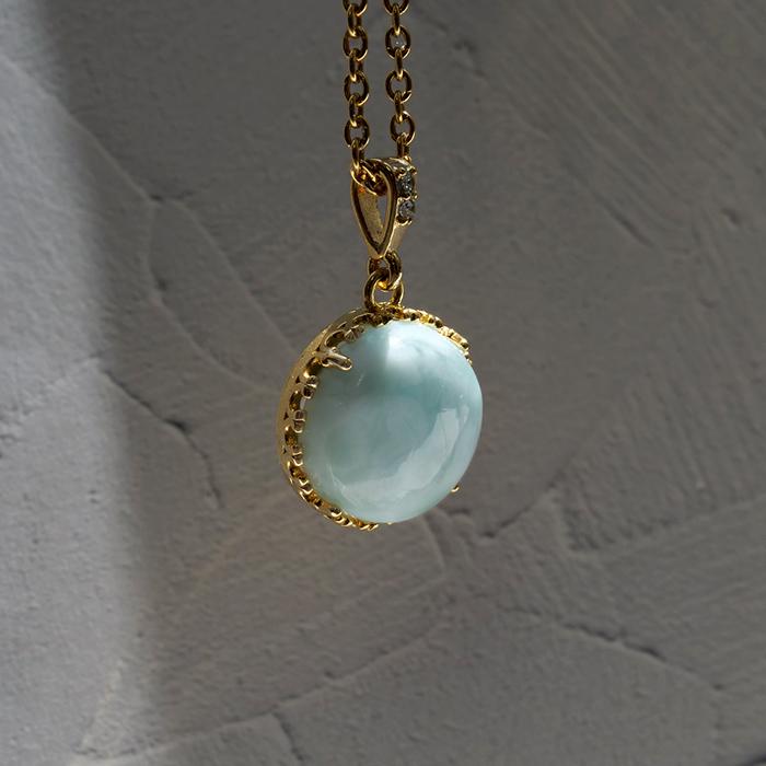 かわいい❤︎ラリマー カニモチーフ ペンダントトップ✴︎MSL 925 Ag かわいいカニ❤︎ラリマーペンダントトップ✴︎MSL 925 Ag