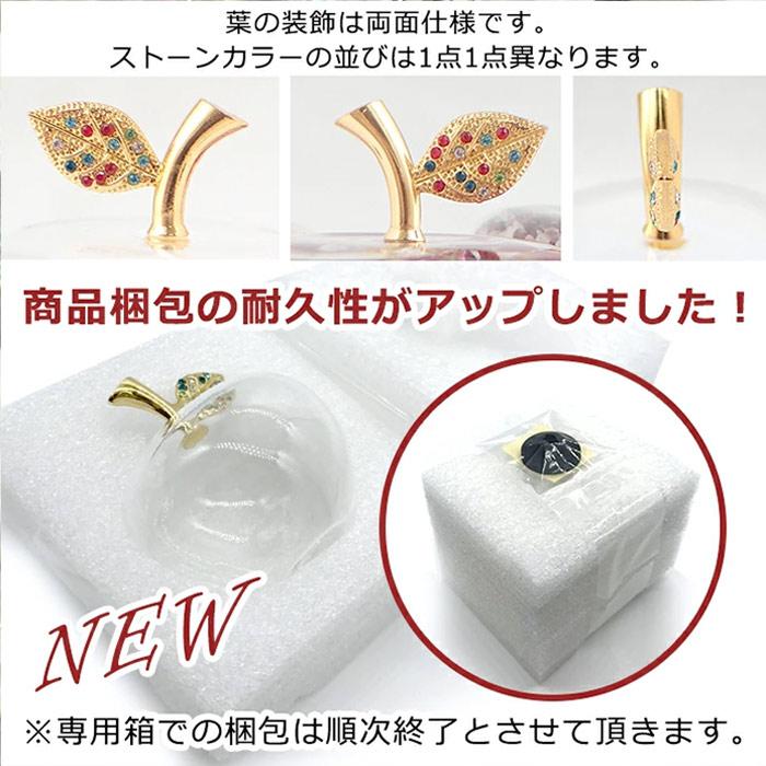 予約販売） ガラスのリンゴ(空) ハーバリウム ドライフラワー フラワー