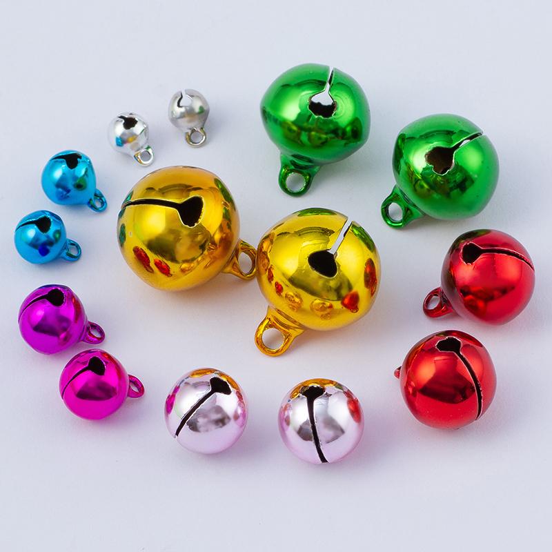 カラフル 鈴 銅製 すず 6mm 8mm 10mm (約30個売り）ハンドメイド DIY