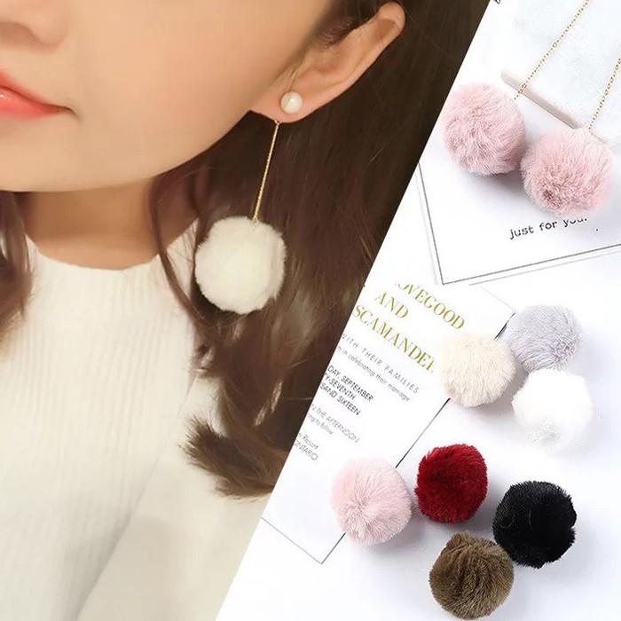 ファー 5 フェイクファー 1個売り 約3cm〜4cm中サイズ 選べる12色