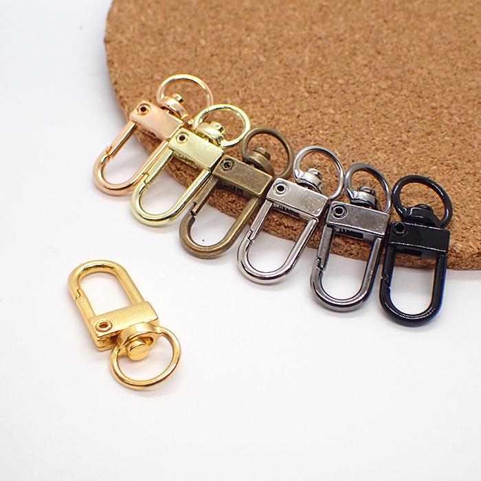 キーホルダーパーツ (09) U字型ナスカン 1個売り 全長約33mm カニカン