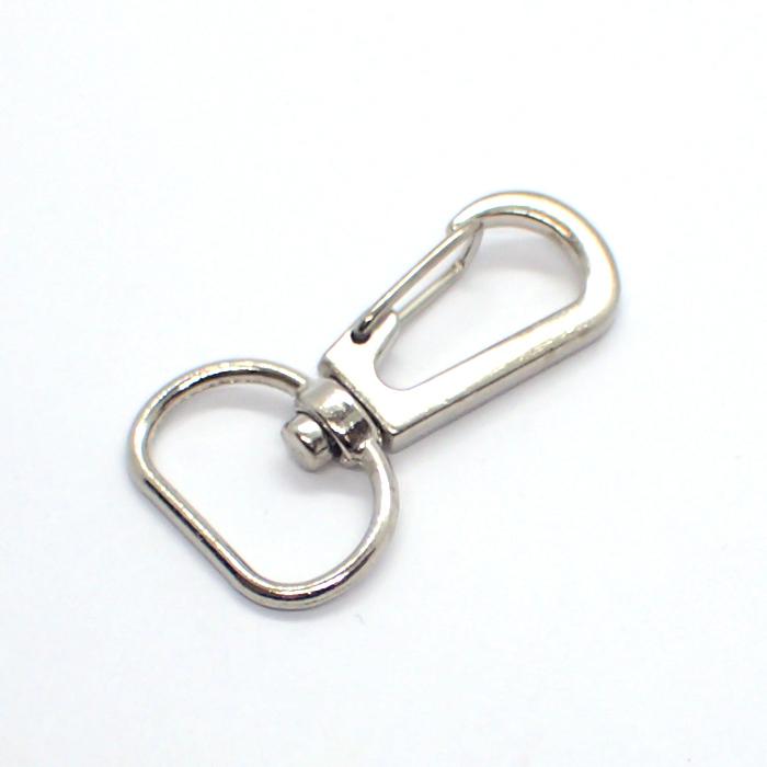 キーホルダーパーツ (26) Dカン付きナスカン 1個売り 全長約37mm